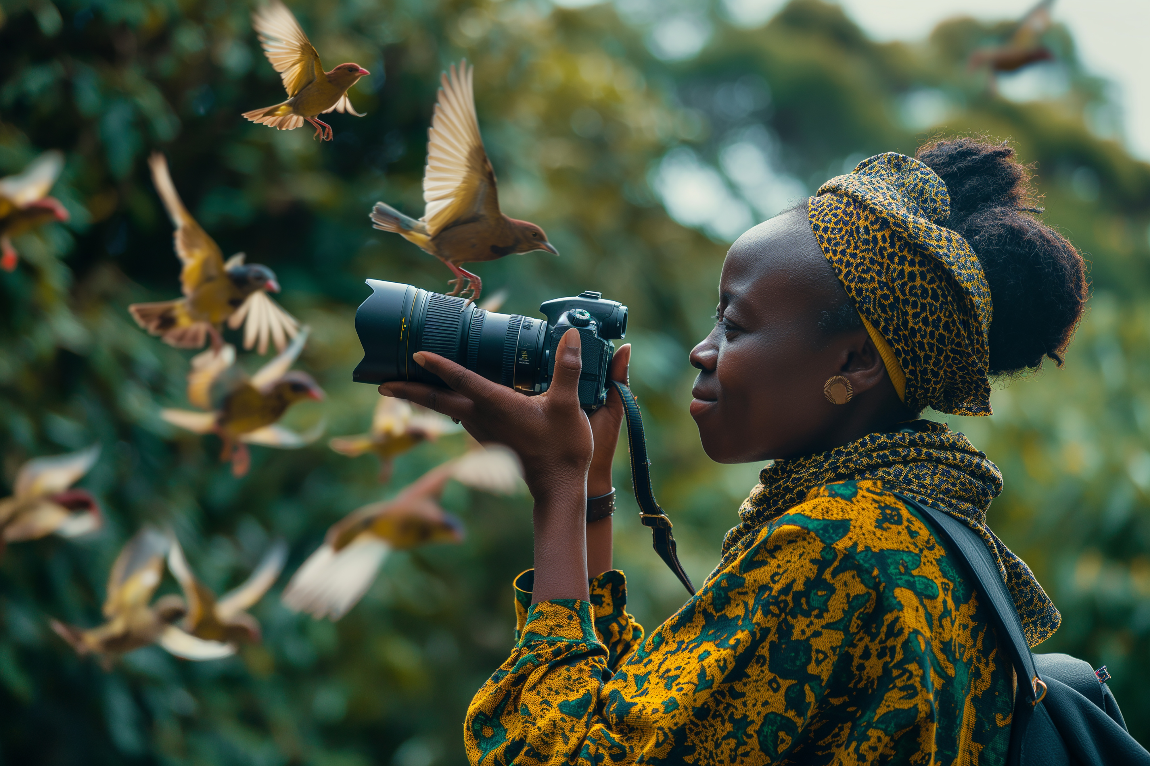 Safari image showing African wildlife